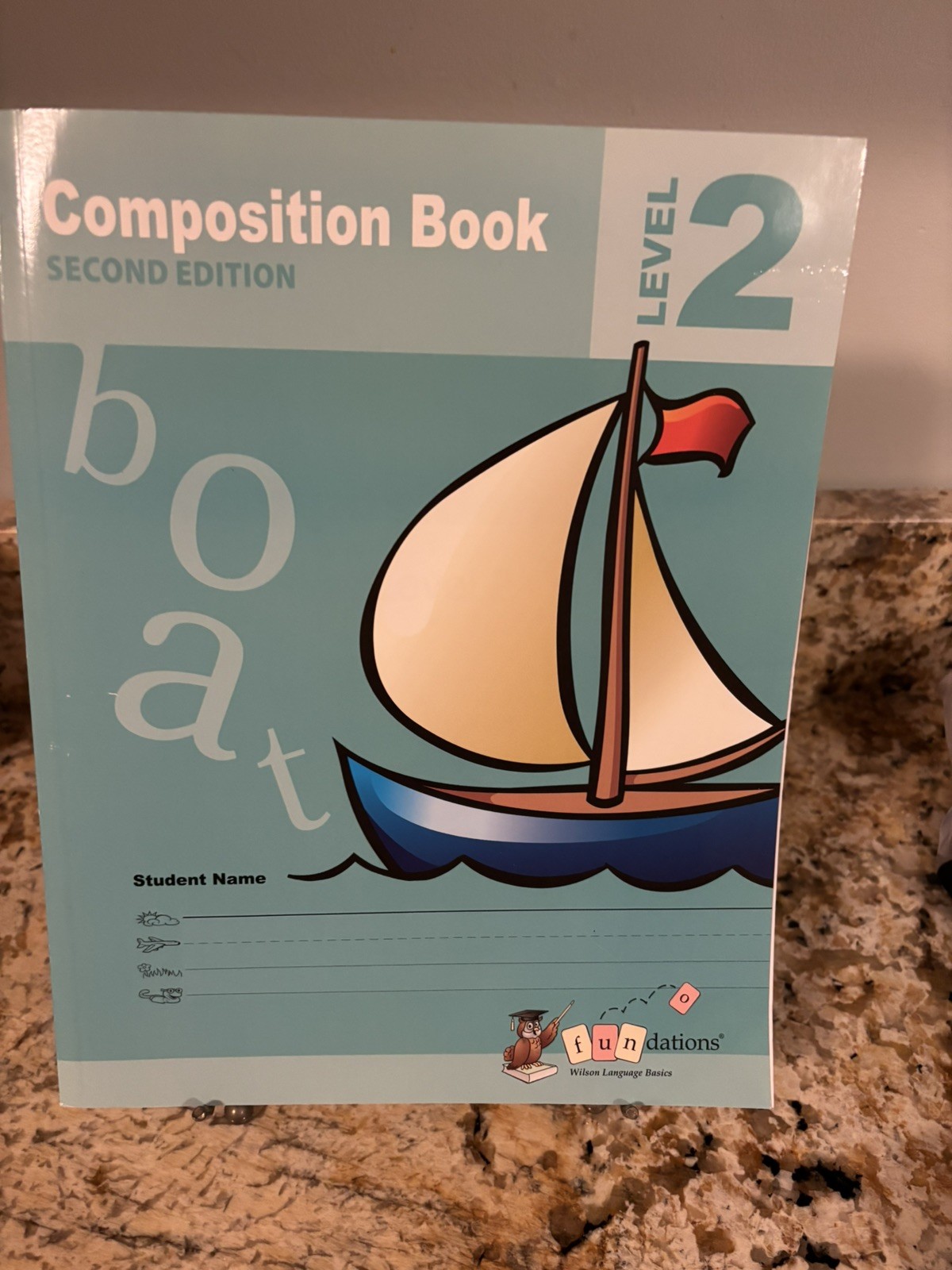 NEW 3 Wilson Fundations Books: 1 Student K Notebook 2 Composition Bks Level 1-2