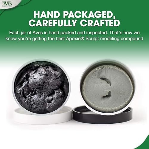 2-Part Self-Hardening Modeling Compound – 4 lbs, Sculpting, Filling & Repairing,