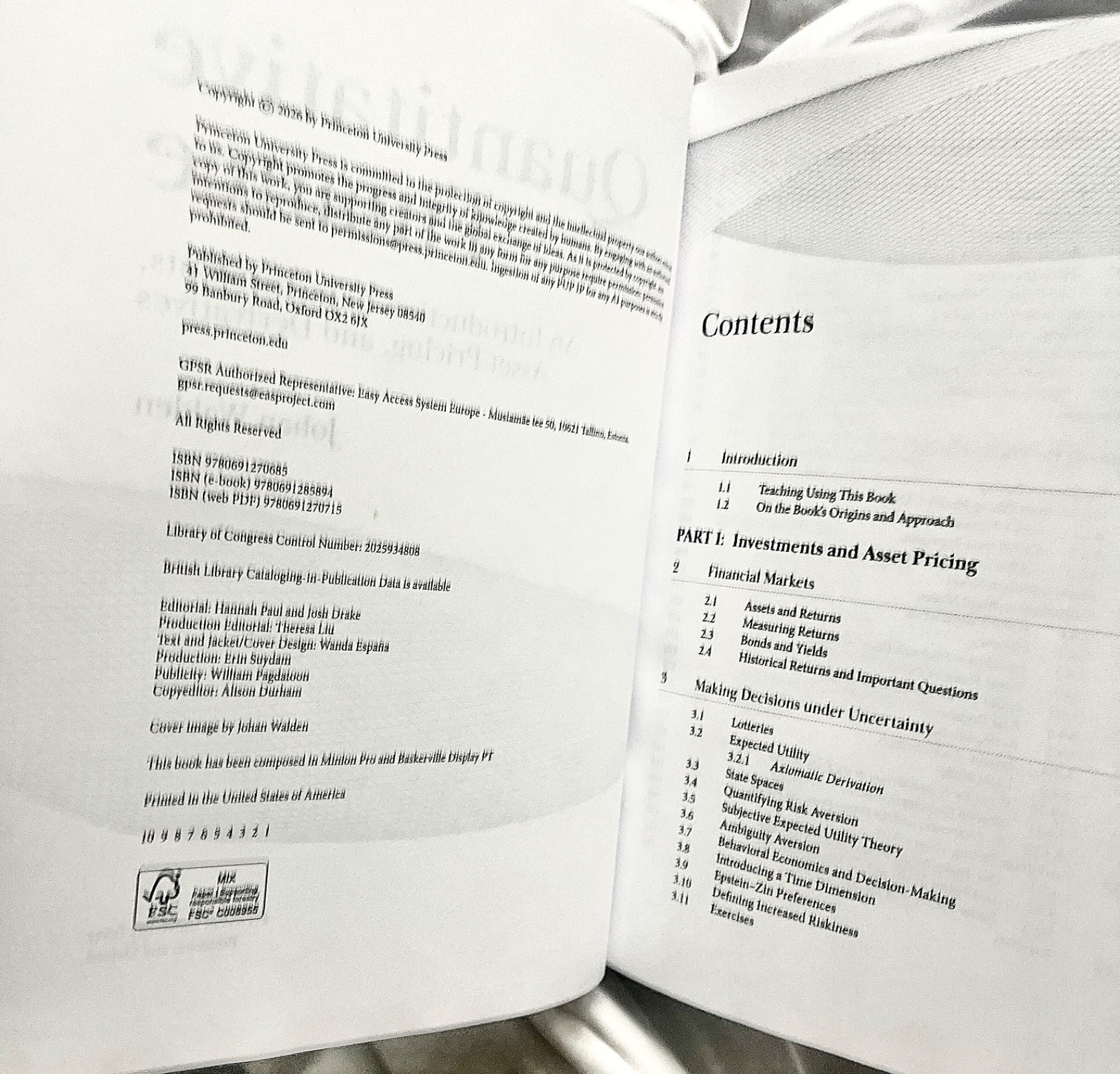 New 2026 Walden Quantitative Finance Introduction Investments Assets Derivatives
