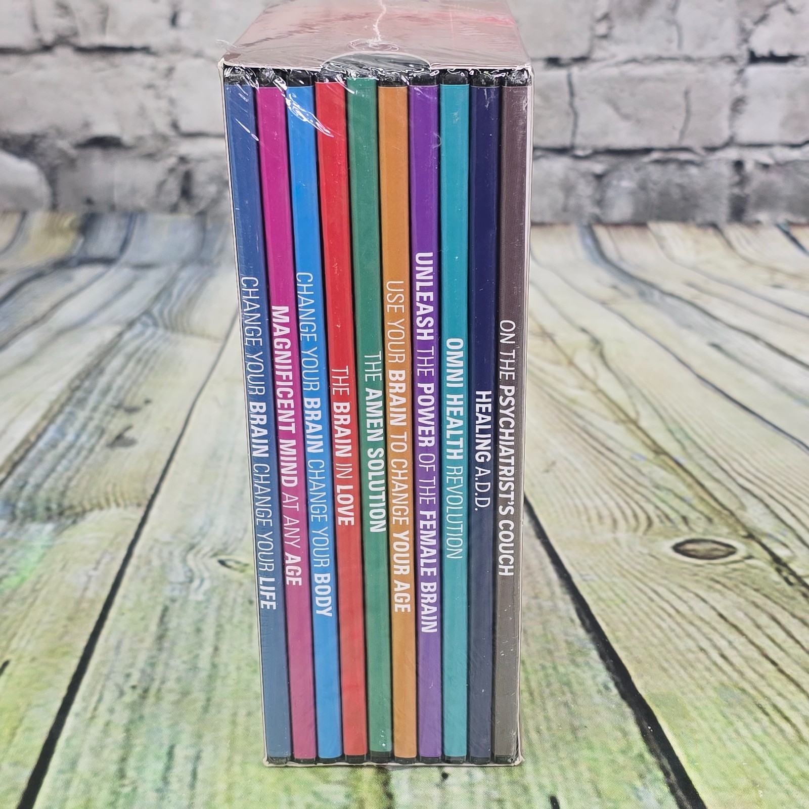 Dr Daniel Amen Brain Box X + Change Your Brain Coaching Program DVD Sets – NEW