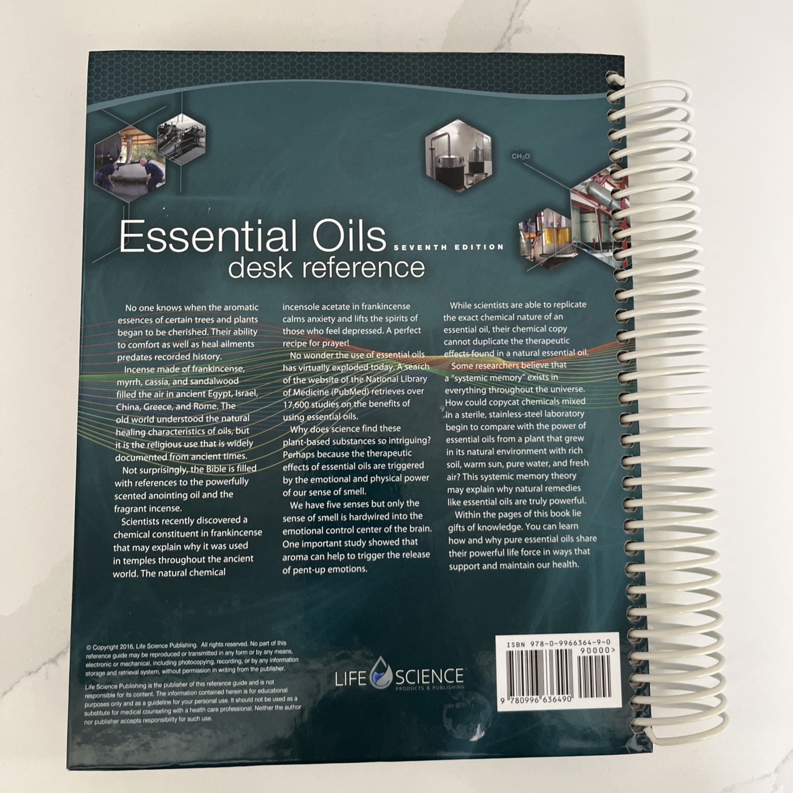 Essential Oils Desk Reference, Life Science Publishing 7th Edition, Spiral Bound