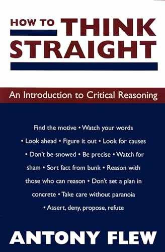 How to Think Straight: An Introduction to – Paperback, by Flew Antony – Good