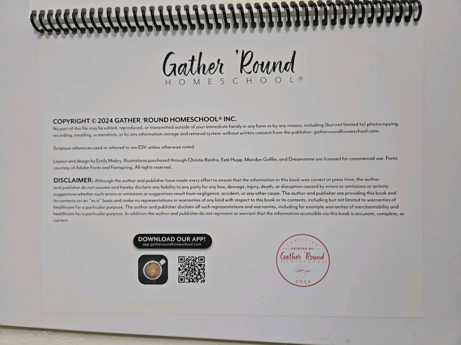 Gather Round Homeschool – Energy – Middle School SeatWork Journal Manuscript NEW