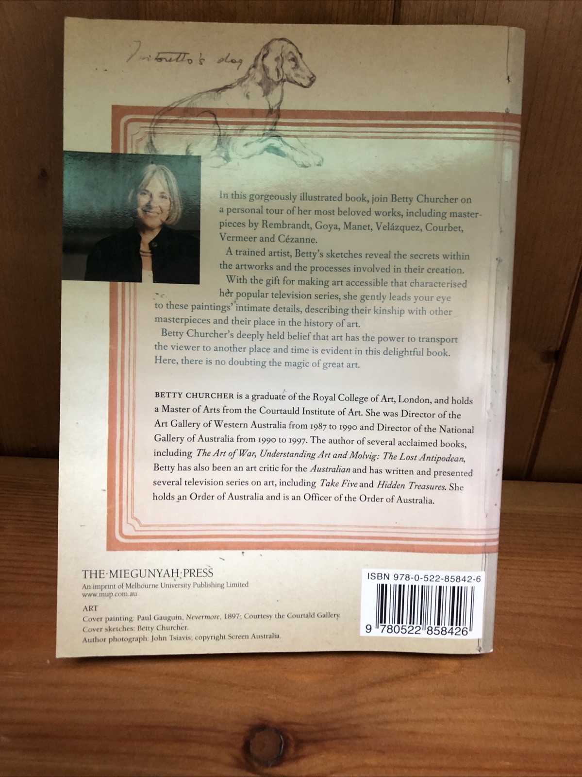 Notebooks, Betty Churcher
