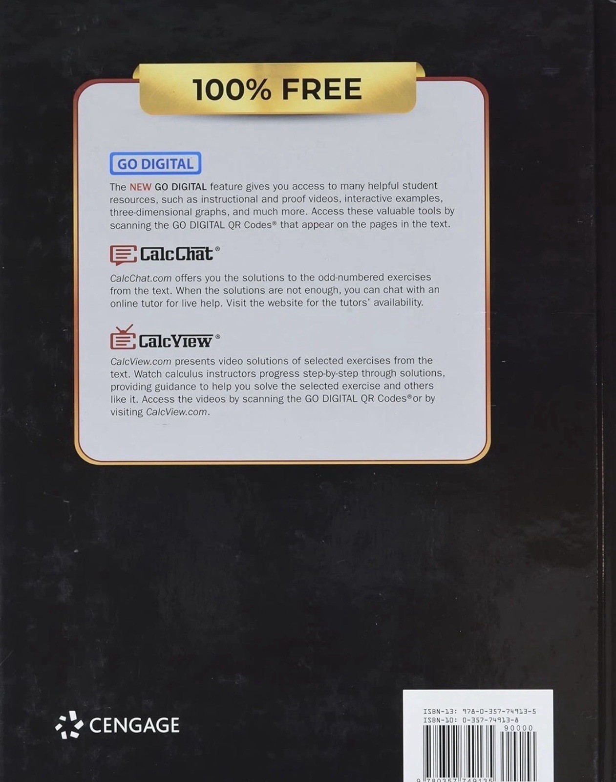 CALCULUS BY Bruce Edwards HARDCOVER -Brand New And Sealed