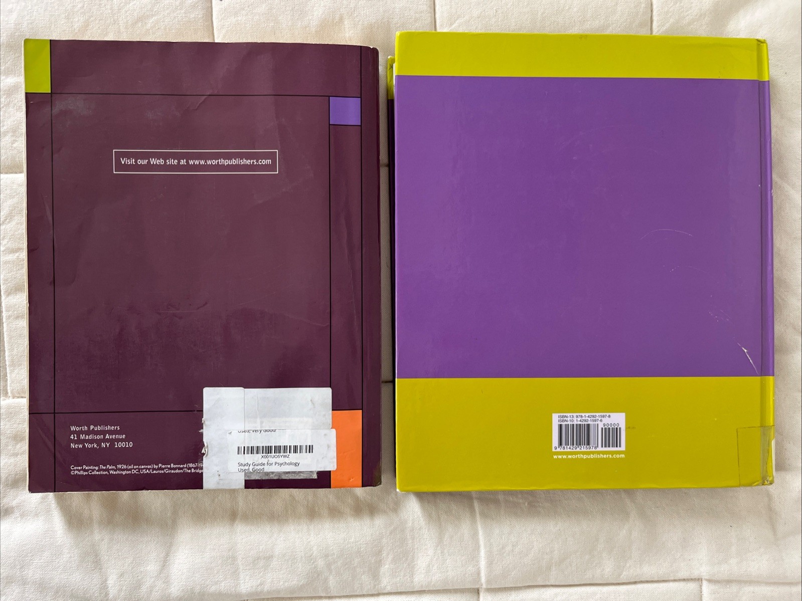 Psychology by David G. Myers (2009, Hardcover) and Study Guide (2010, Paperback)