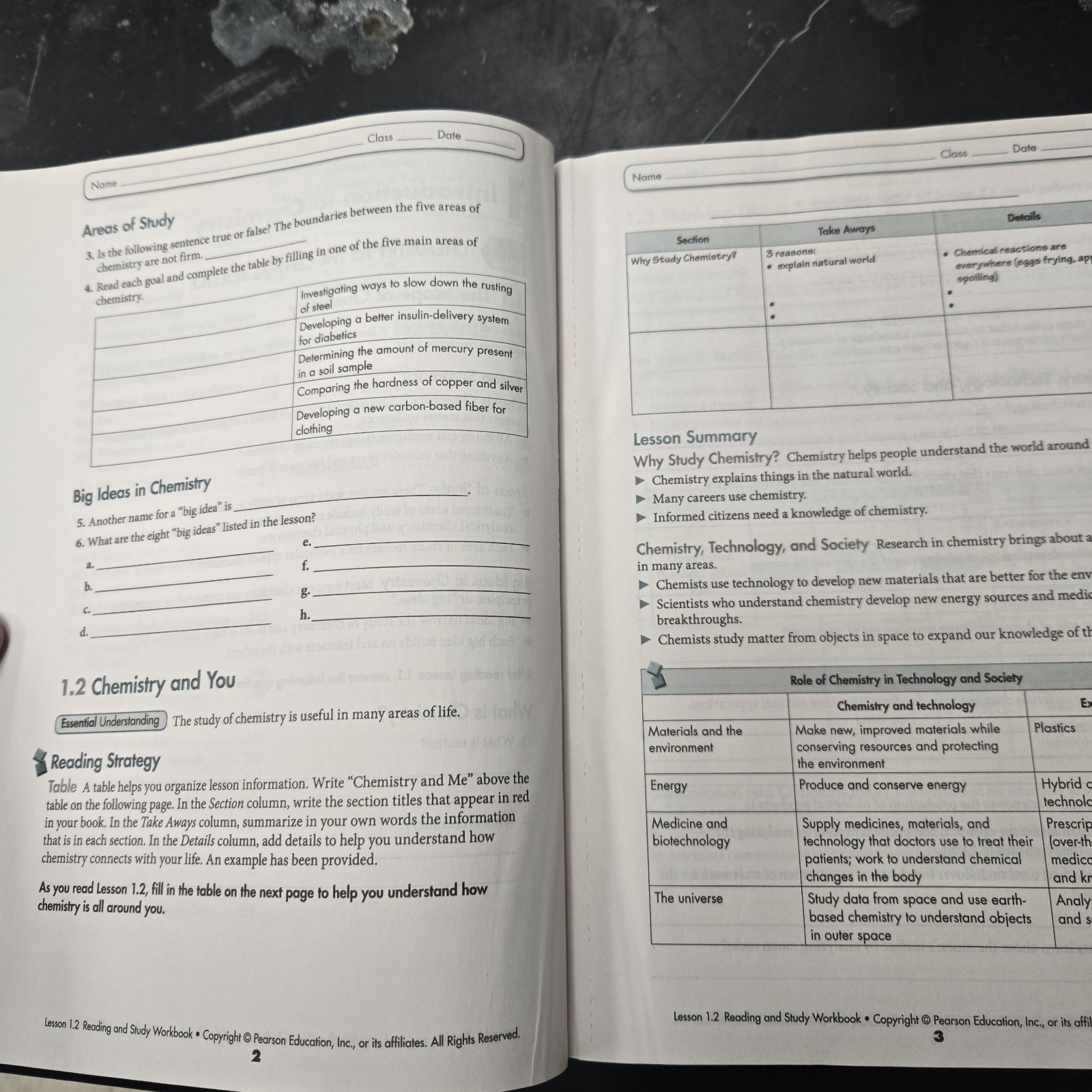 Chemistry 2012 Guided Reading and Study Workbook by Prentice-Hall Staff New