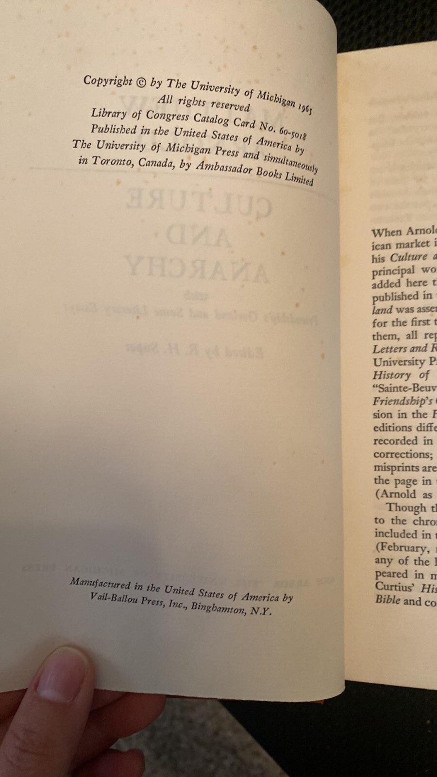 The Complete Prose Works of Matthew Arnold Eleven Volumes Complete Set Very Rare