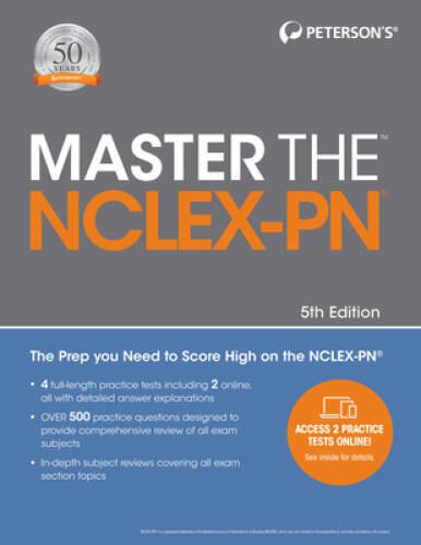 Master the NCLEX-PN (Petersons Master) – Paperback By Petersons – GOOD
