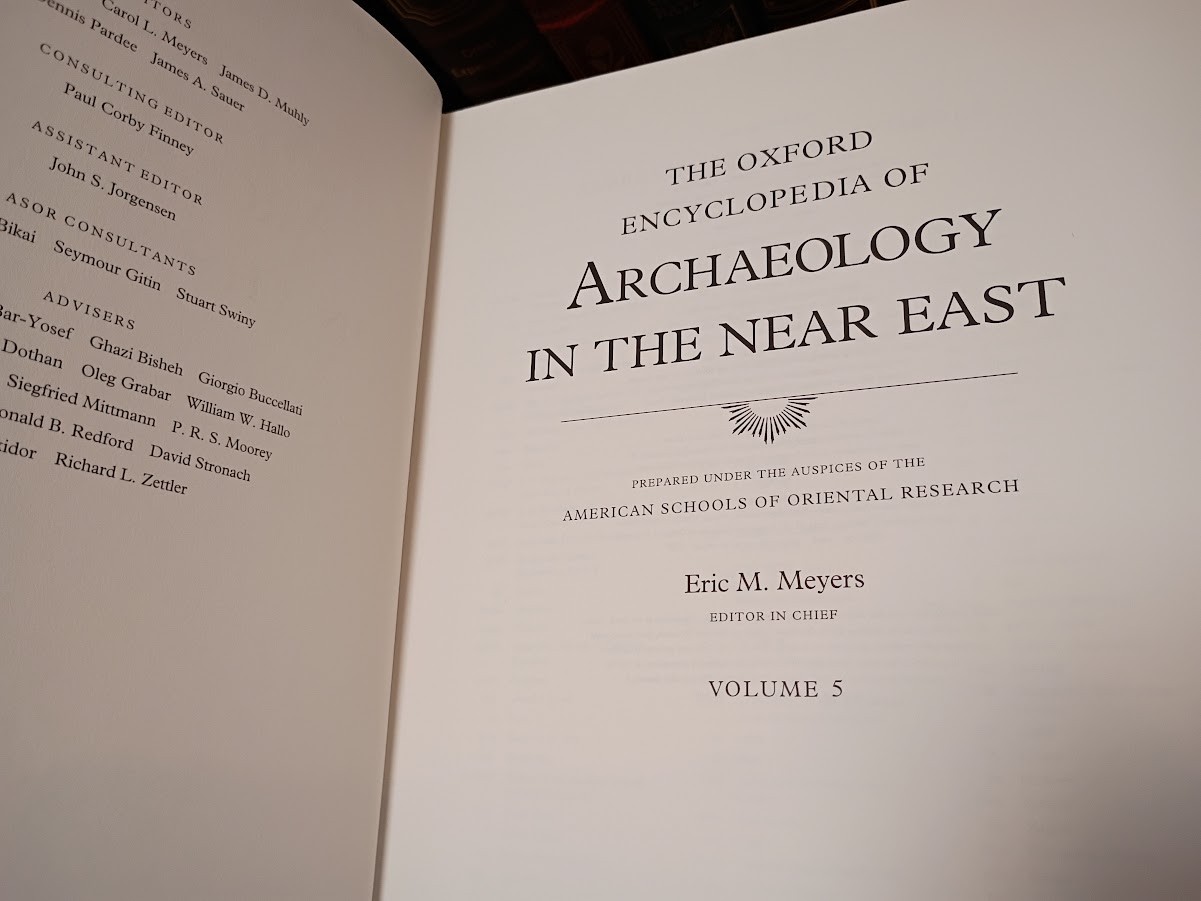 Oxford Encyclopedia of Archaeology in the Near East Complete 5 Volume Set LN ⭐