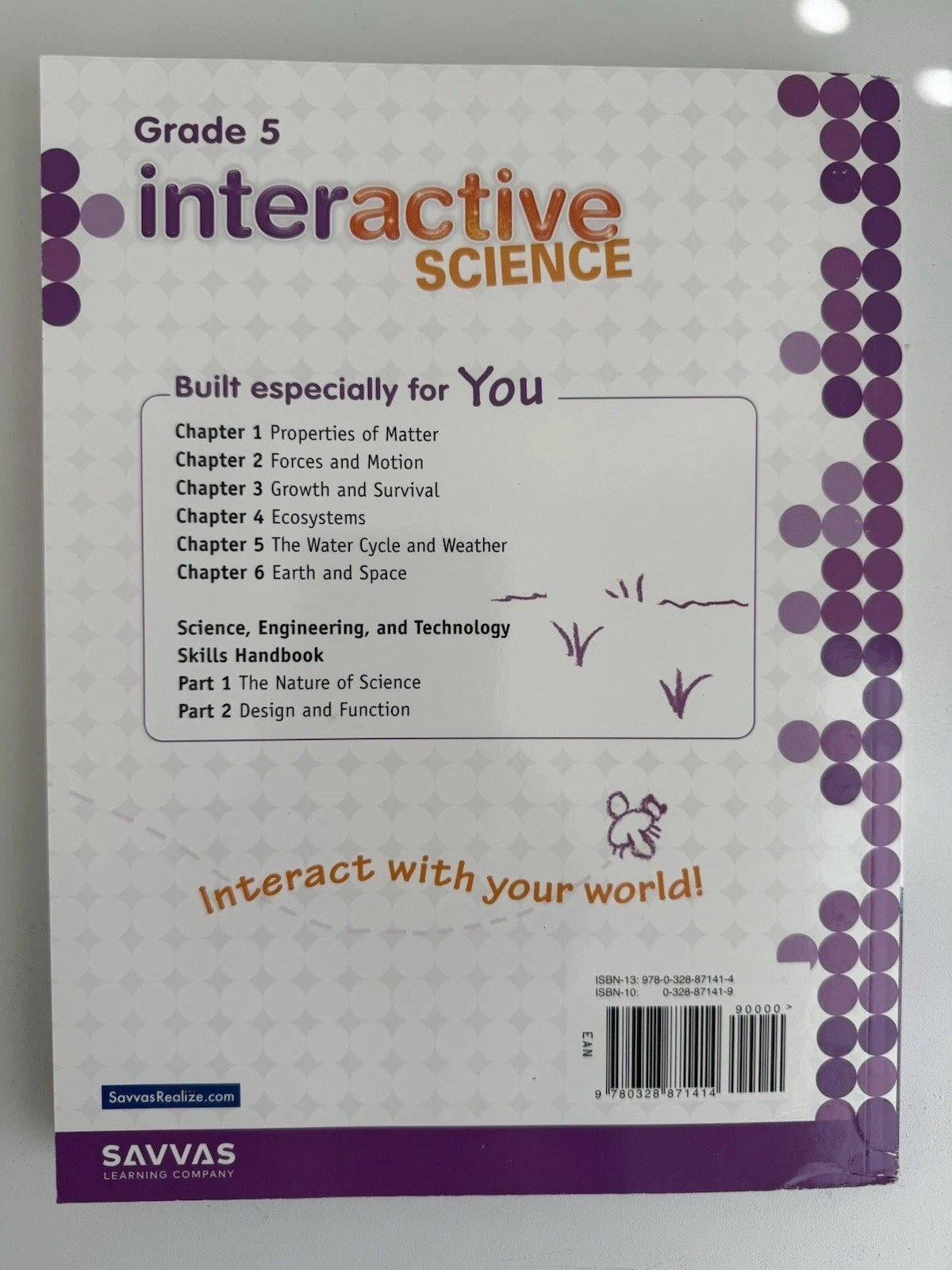 Savvas Interactive Science Grade 5 Textbook Paperback 312 Pages English