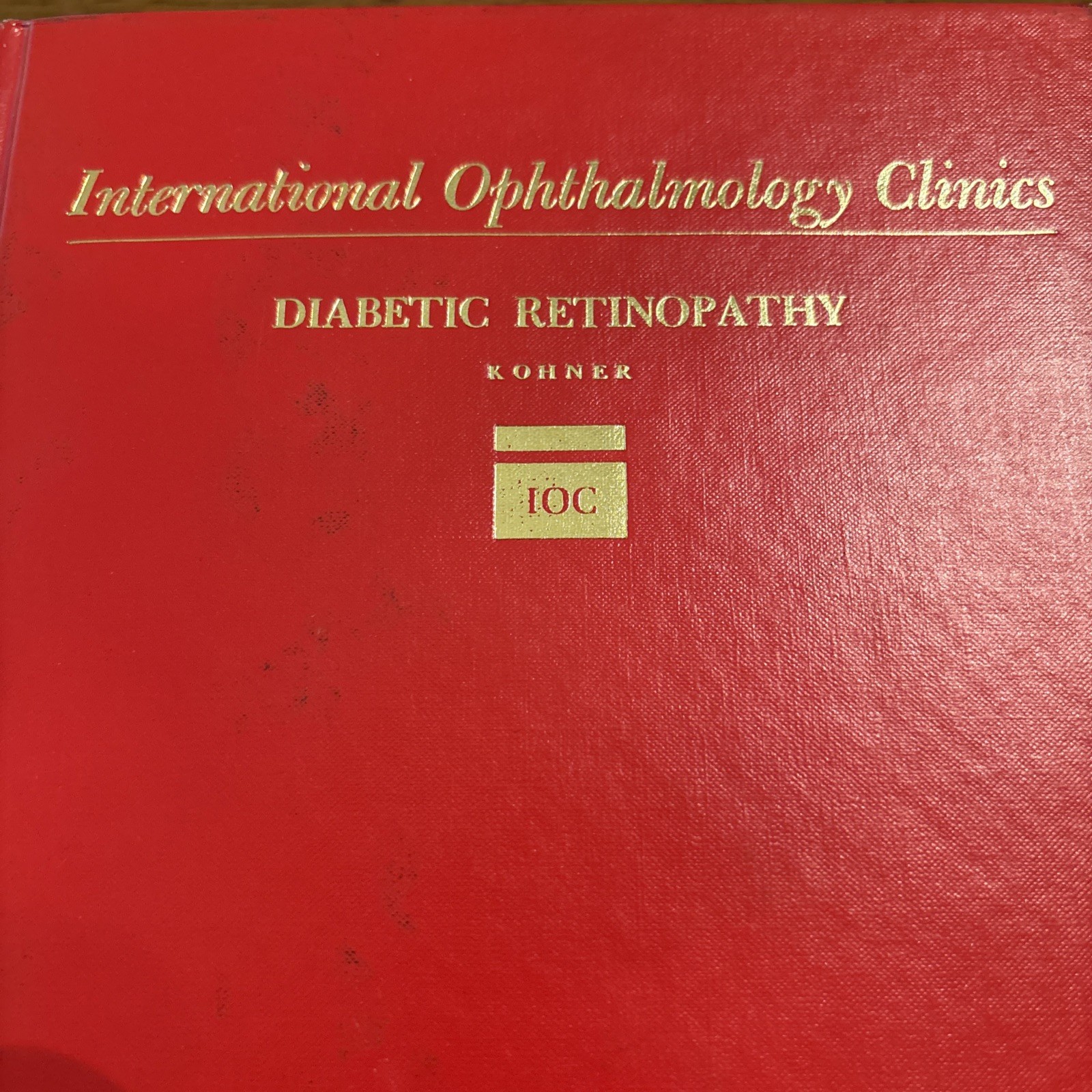 INTL Ophthalmology Clinics Books 11 Volumes 1977-1980 Red w/Gold Trim HC Vintage