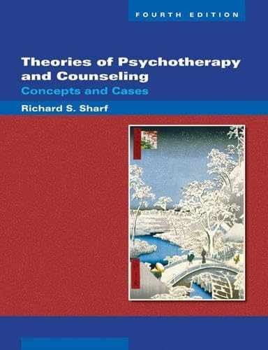 Theories of Psychotherapy & – Hardcover, by Sharf Richard S. – Very Good c