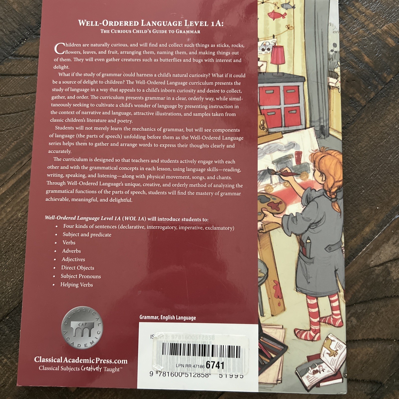 Well Ordered Language Level 1A, Peters And Coupland Classical Academic Press 1.0