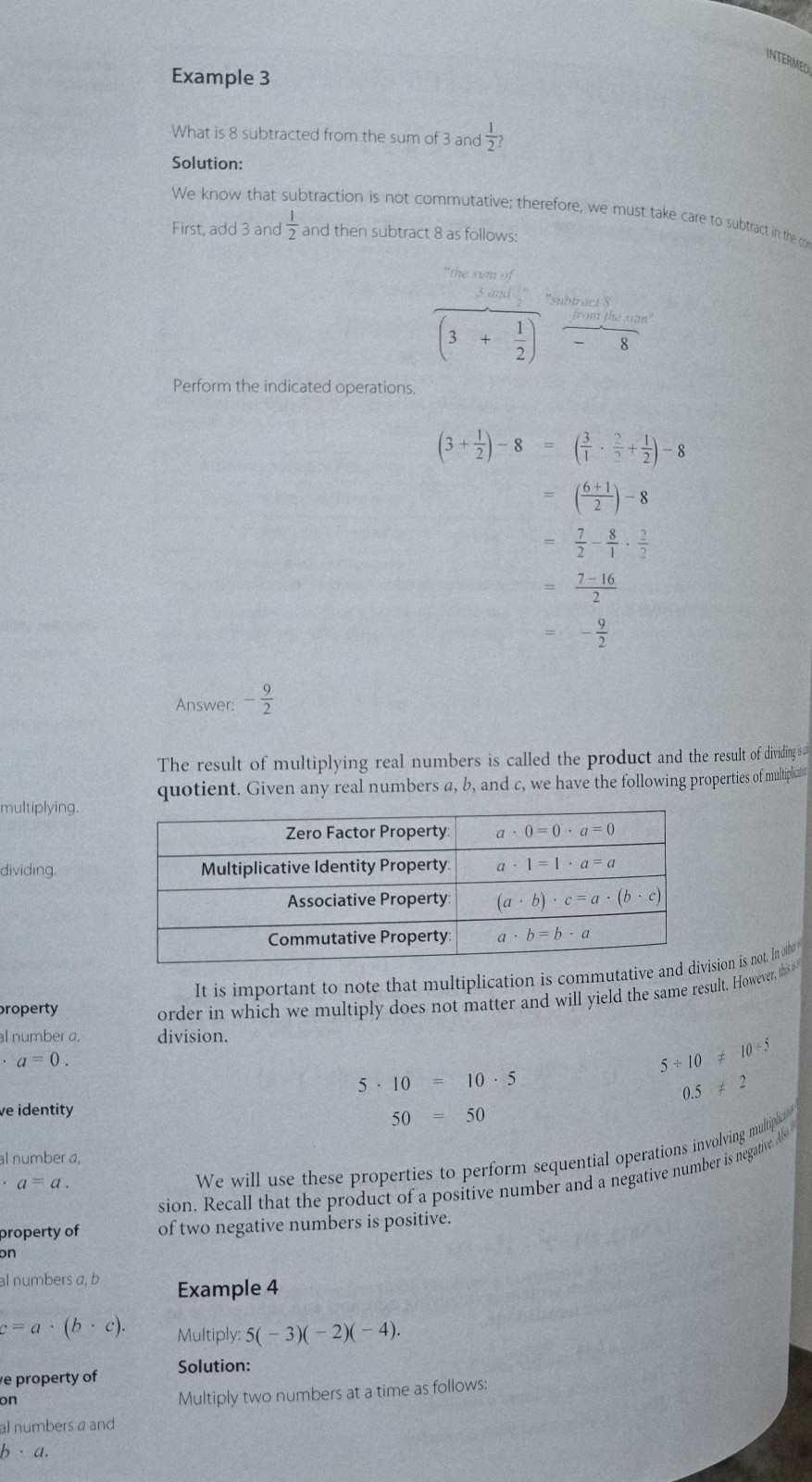 INTERMEDIATE ALGEBRA VERSION 1.0 By John Redden “New Other”