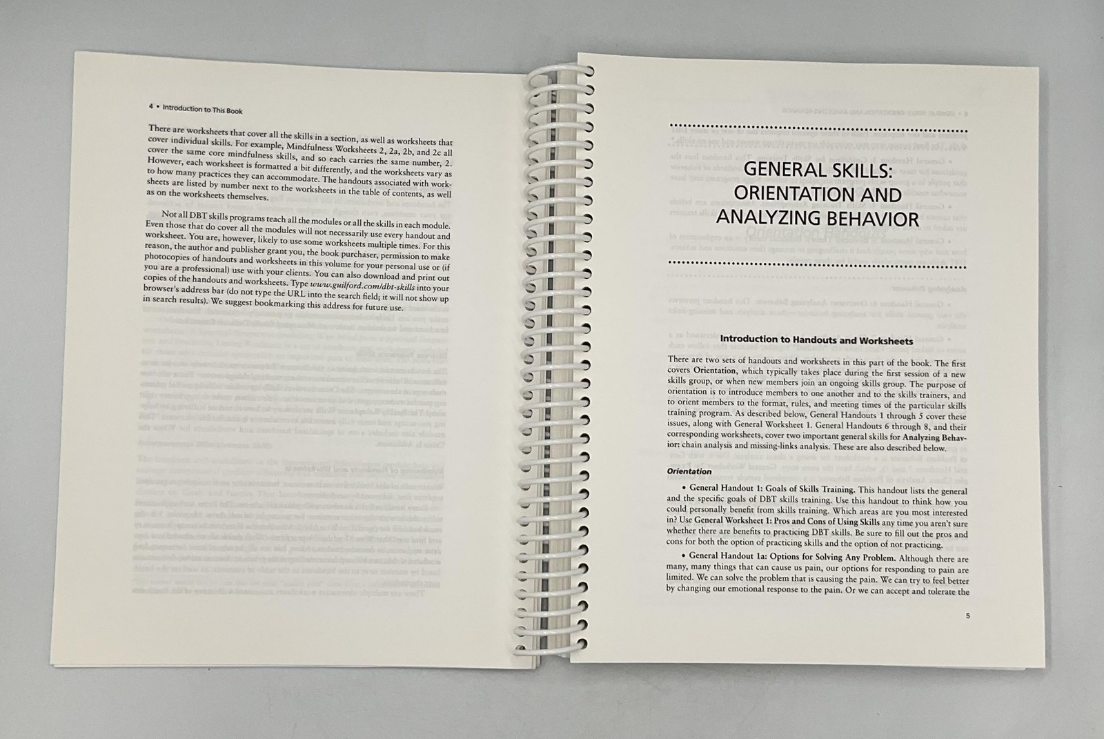 DBT Skills Training Handouts & Worksheets 2nd Ed Linehan Guilford Korea Teal