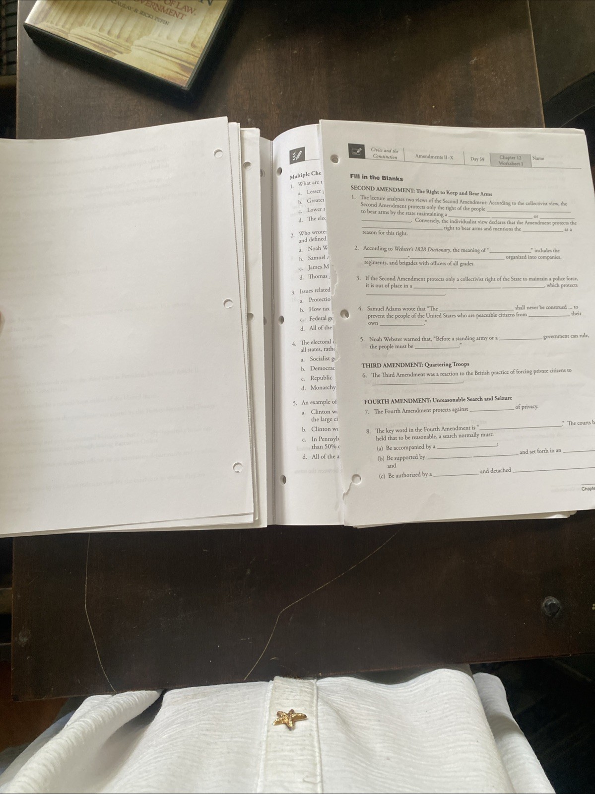 Masterbooks Civics And The Constitution: 2 Student Books, Teacher Guide, DVDs
