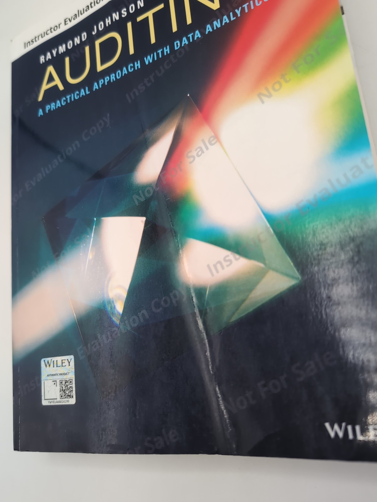 Auditing – Raymond Johnson Laura Wiley Instructor Evaluation Copy