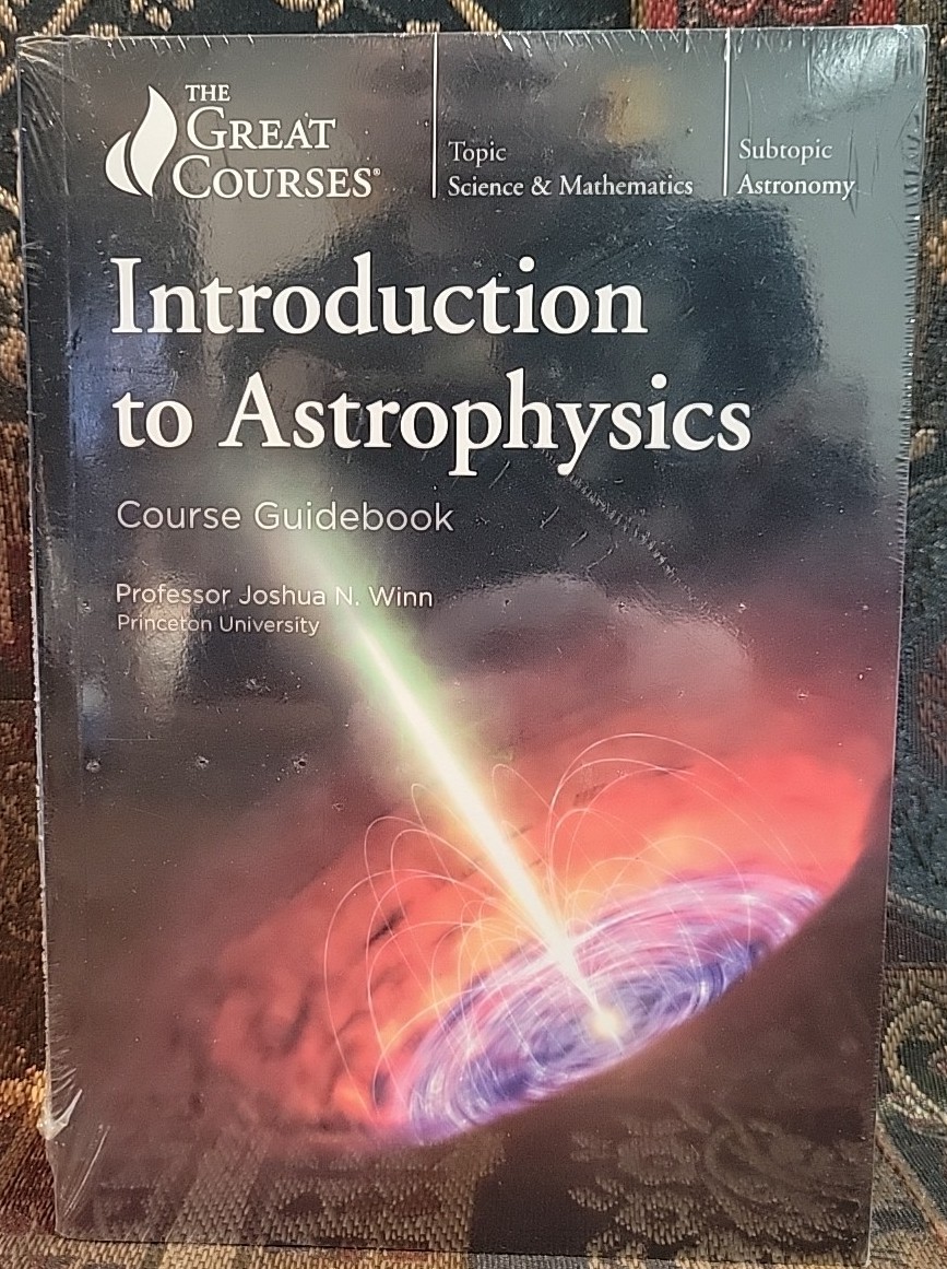 THE GREAT COURSES: Introduction to Astrophysics Lecture DVD Set + Guidebook NEW