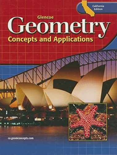 Geometry: Concepts and Applications – Hardcover – Very Good