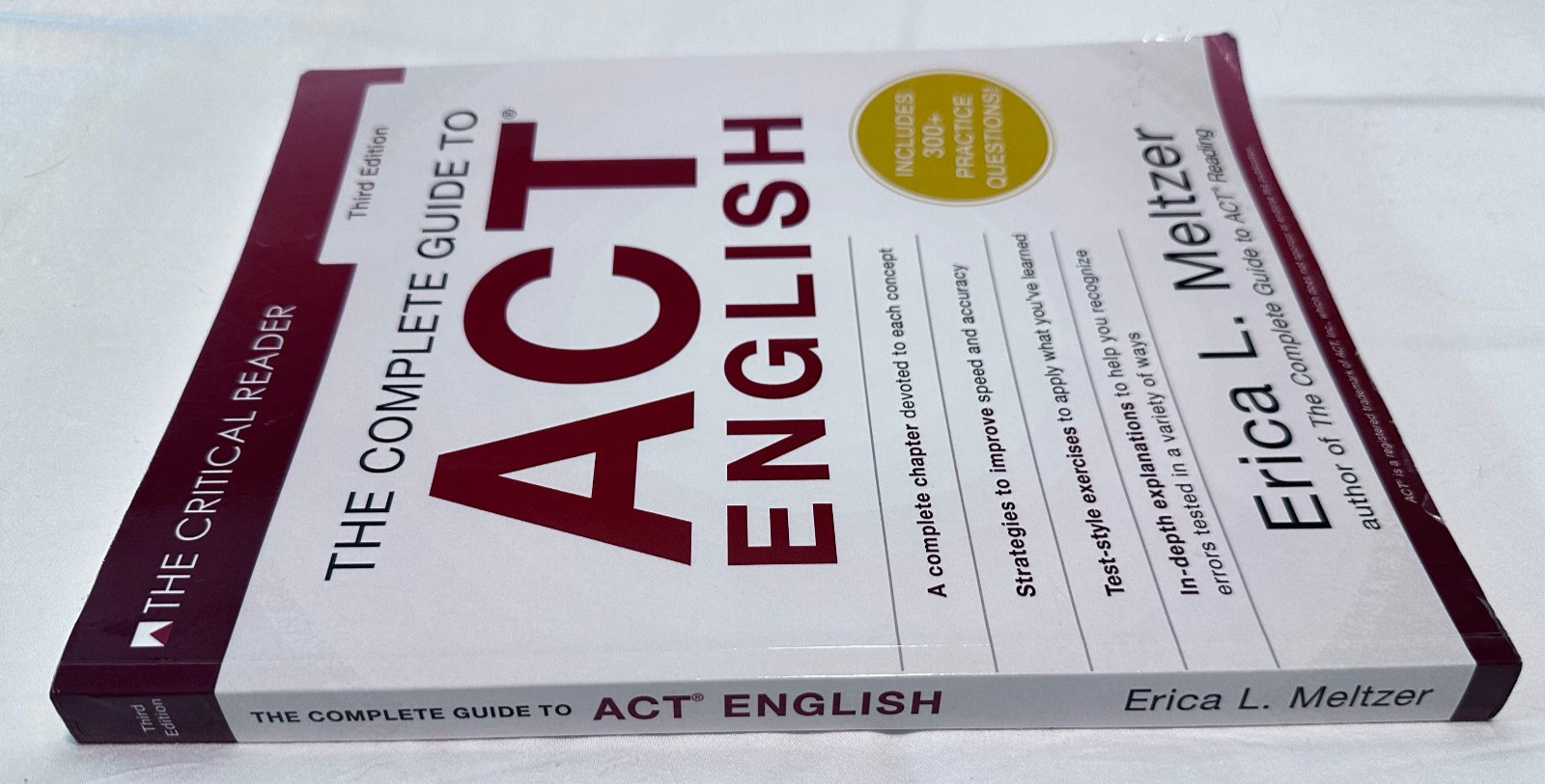 Complete Guide to ACT English, 3rd Edition by Erica L. Meltzer (2017, Trade…