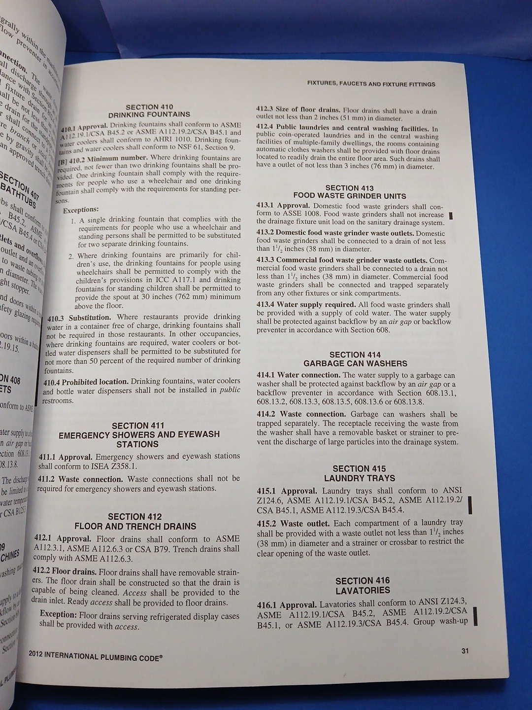 2012 International Plumbing Code IPC Includes International Private Sewage D