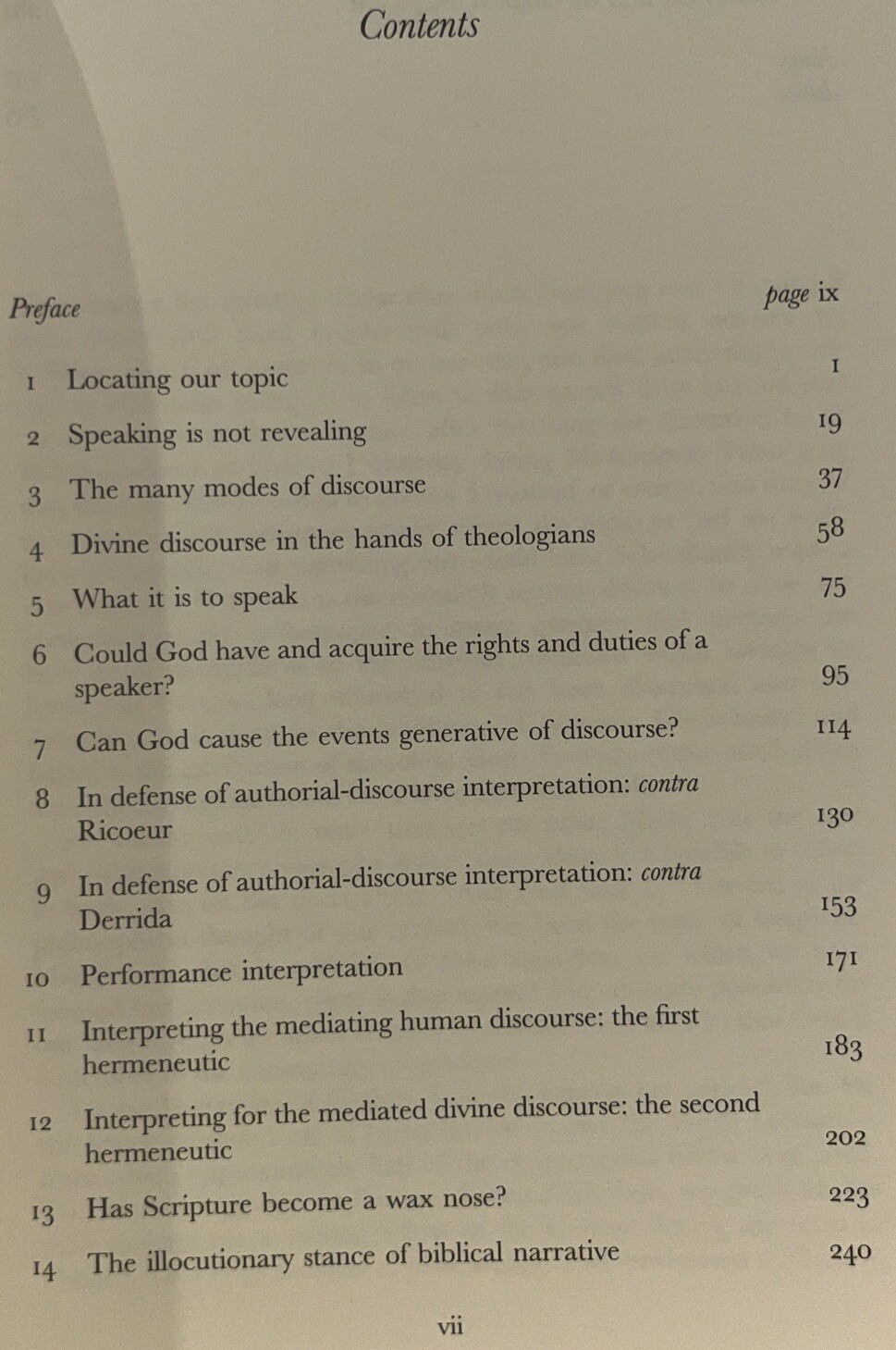 Divine Discourse: Philosophical Reflections on the Claim that God Speaks by