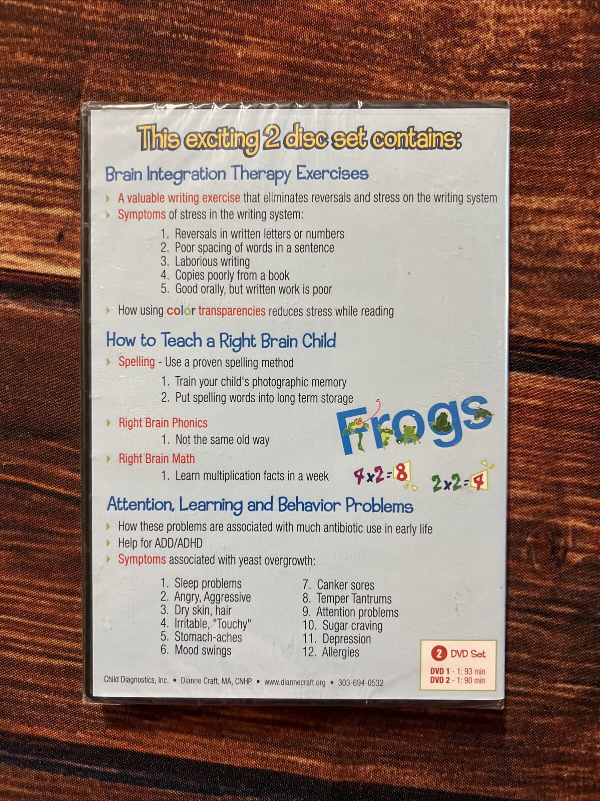 Understanding & Helping the Struggling Learner DVDs by Dianne Craft