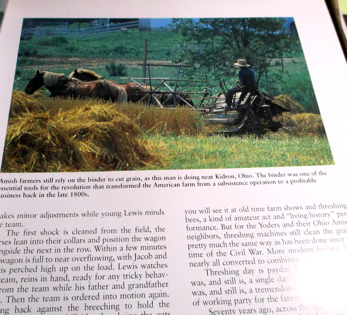 Threshers at Work, 70+ color photos and 96 pages, “Threshing Day” USA, New