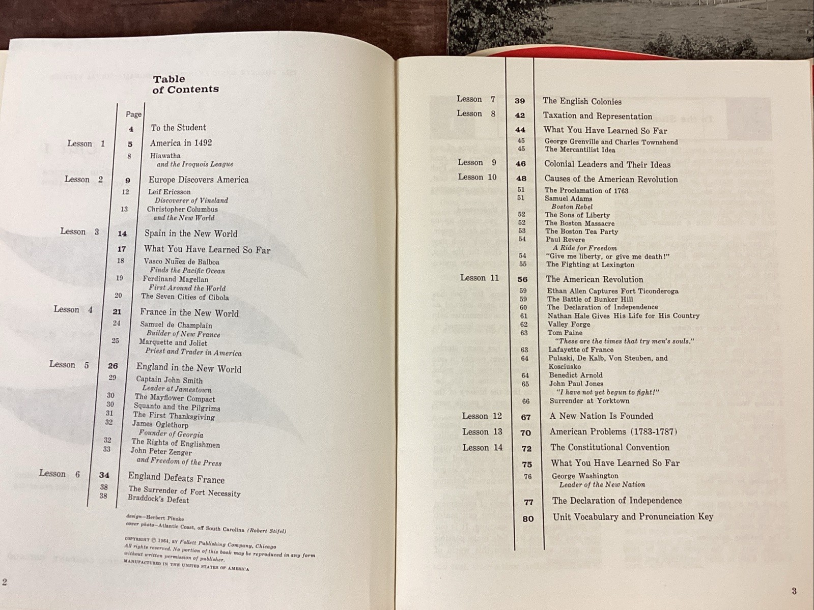 Follett Learnings 1964 Social Studies Texts (4 Units) Unused, Traditional Civics