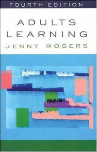 Adults Learning by Jenny Rogers