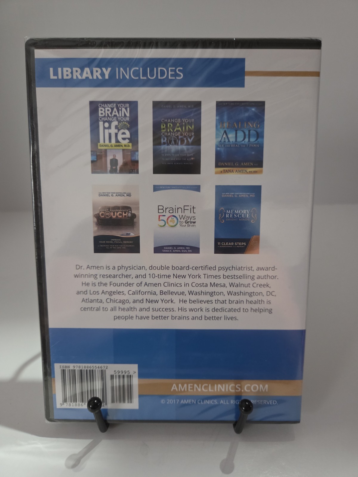 Dr. Amen’s Advanced Brain Health Library by Daniel G. Amen (2017, DVD) Top 6 Pro