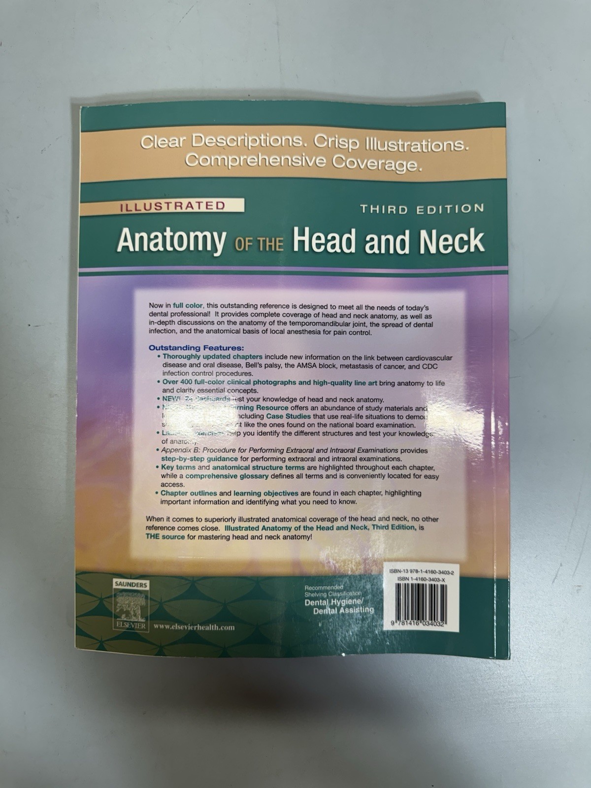 Illustrated Anatomy of the Head and Neck by Margaret J Fehrenbach Susan W Herrin