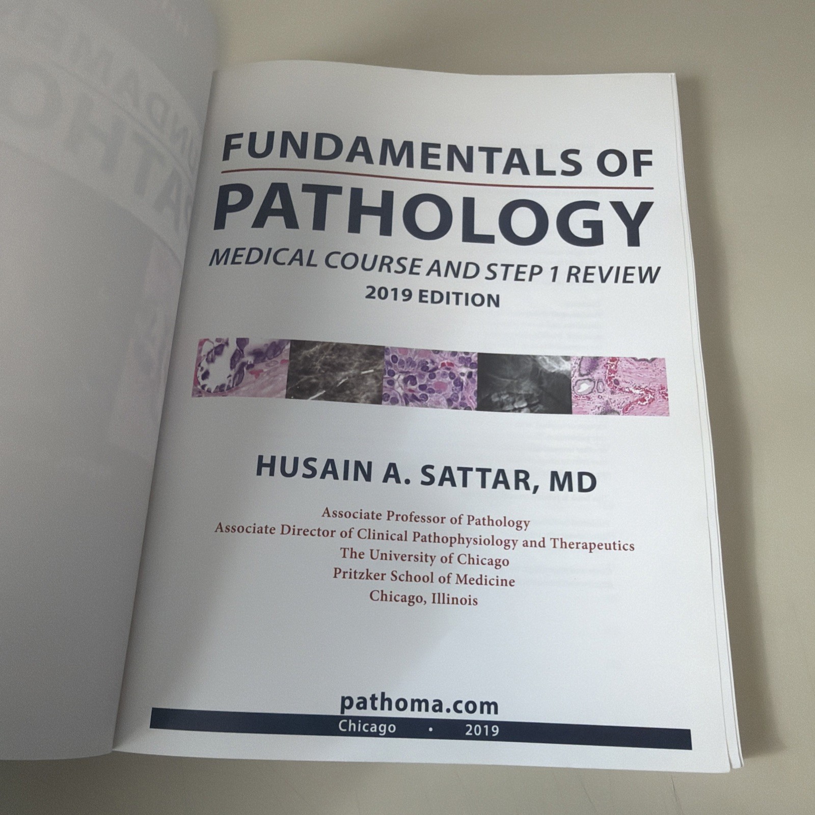 Fundamentals of Pathology by Hussain A. Sattar (2019 Paperback)