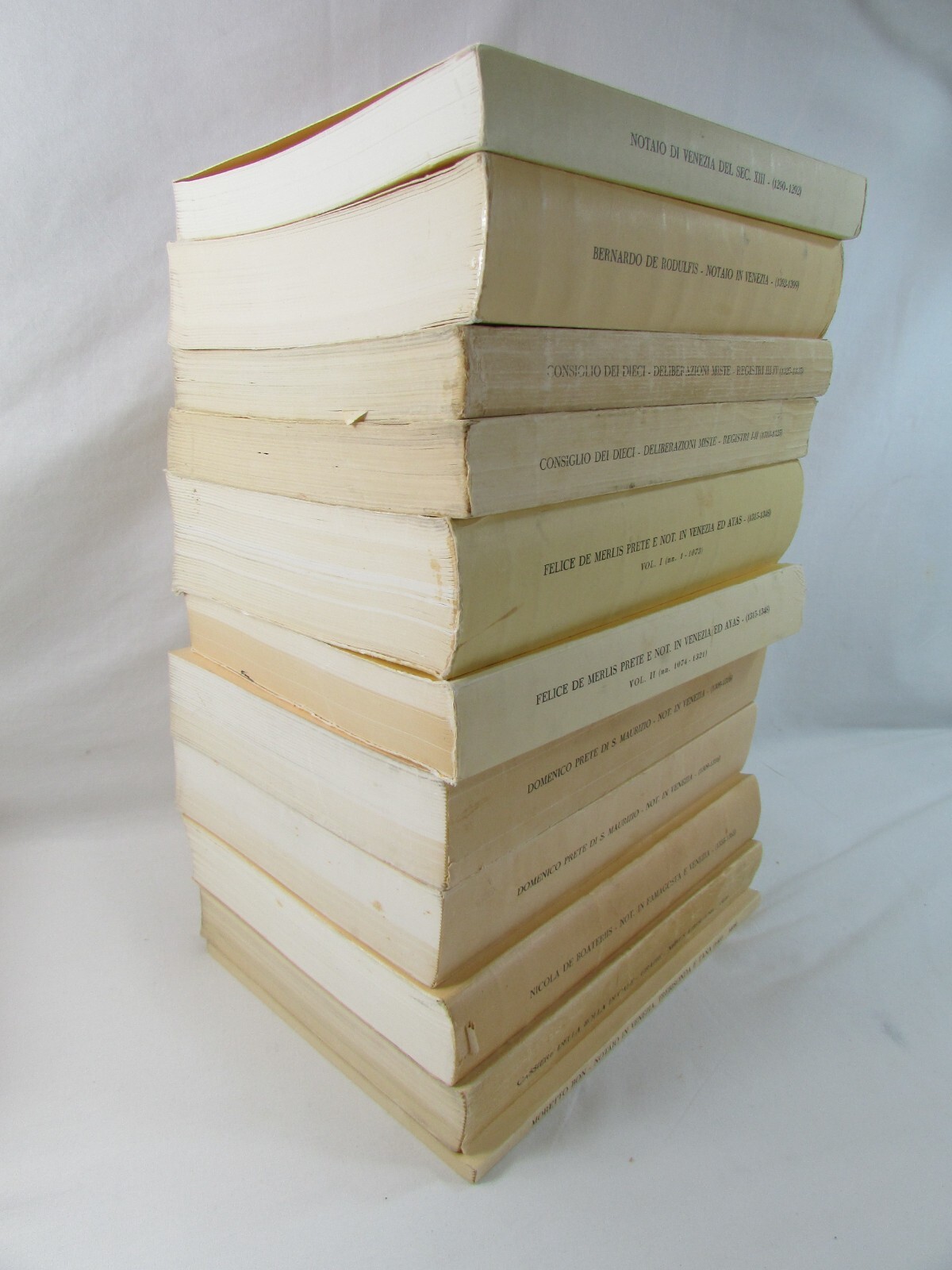 Lot Of 15 Vintage Books From SOURCES FOR THE HISTORY OF VENICE Rare 1957-1980