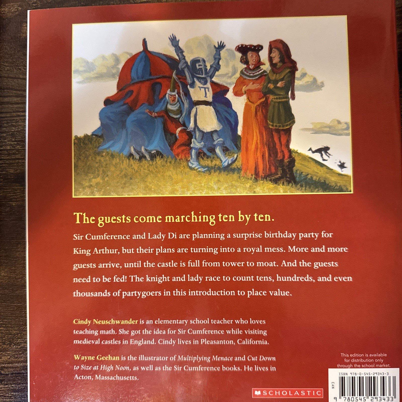 Sir Cumference Math Adventure books: All the King’s Tens & First Round Table