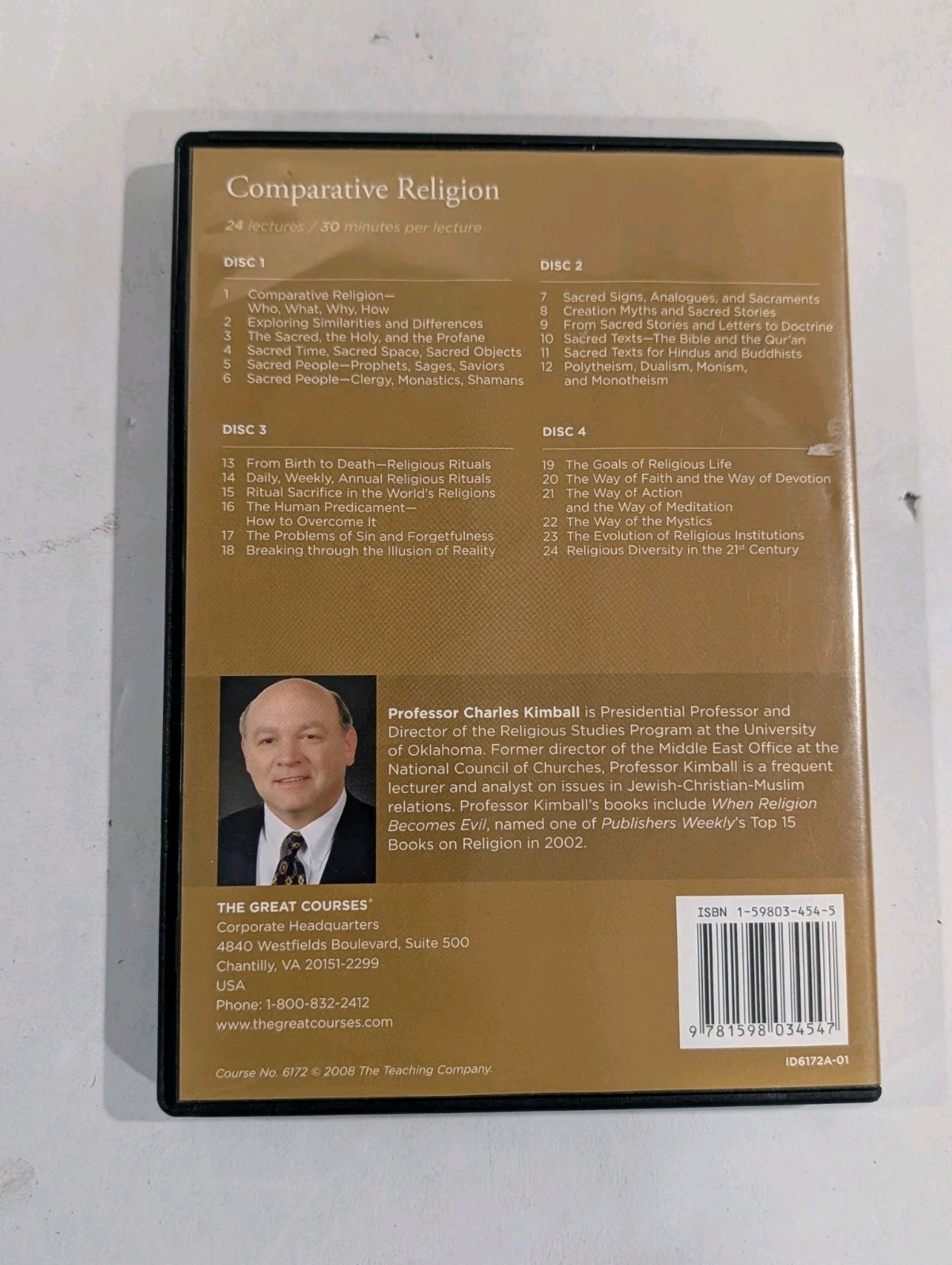 5 Lot Of Great Courses DVDs | Food & Wine, Photography, English, Religion