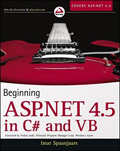 BEGINNING ASP.NET 4.5: IN C# AND VB By Imar Spaanjaars **Mint Condition**