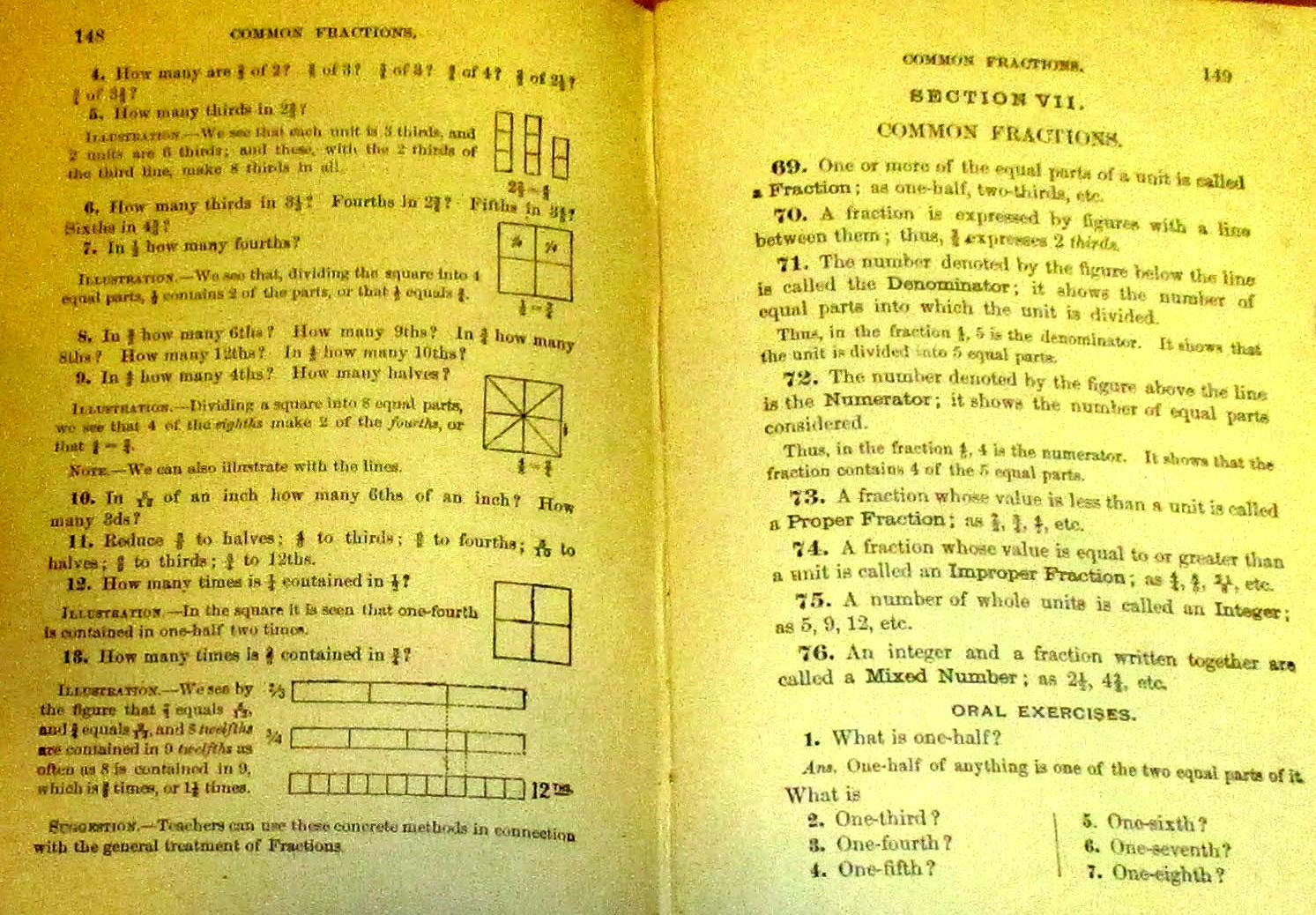 The Normal Rudiments Of Arithmetic Oral and Written 1905 H/C 239 Pages