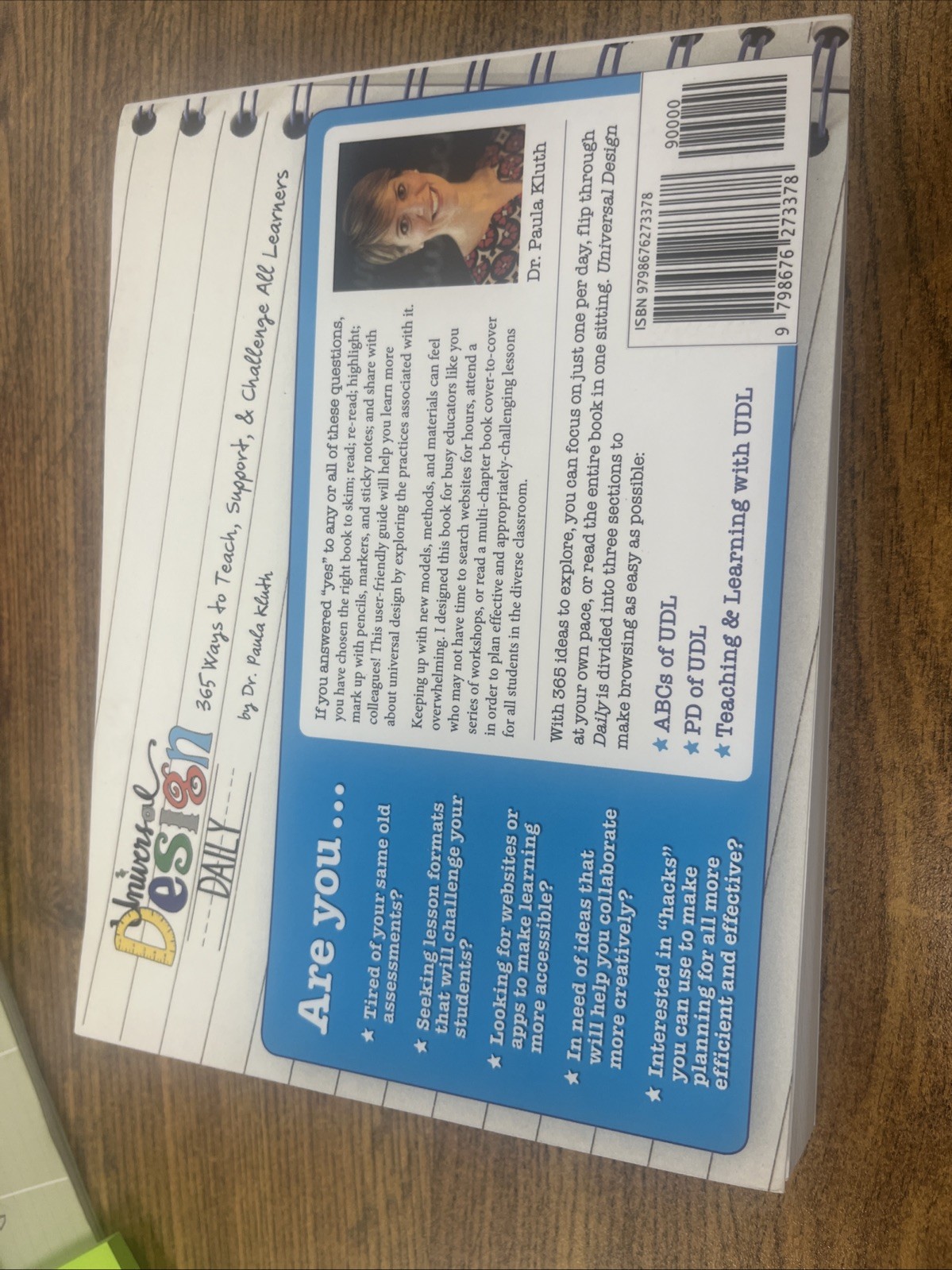 Universal Design Daily: 365 Ways to Teach, Support Using UDL 2nd Ed, Paula Kluth