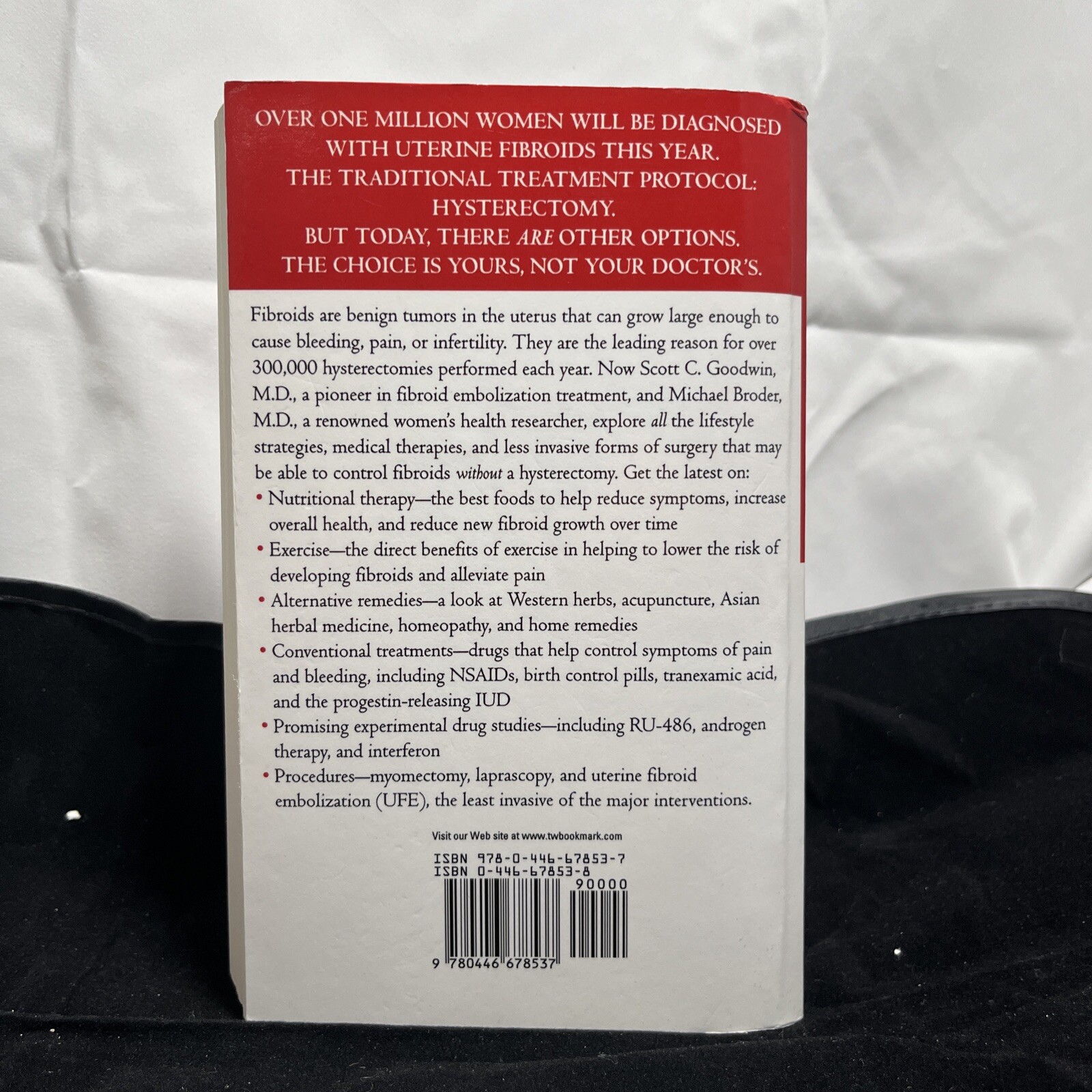 Fibroids By Dr. Goodwin, Dr. Broder, and David Drum Paperback Good Condition