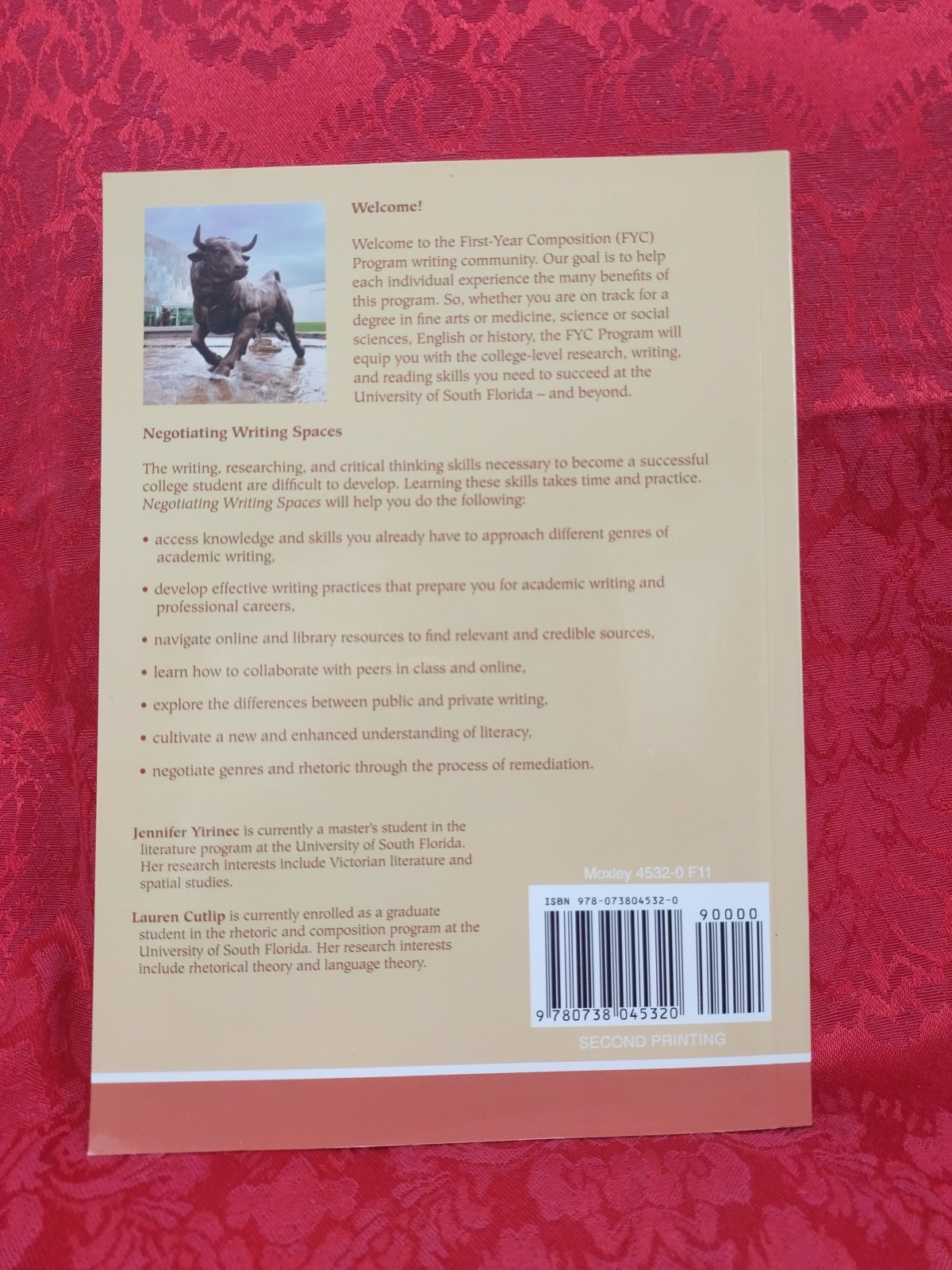 Negotiating Writing Spaces For USF-Tampa 2011 Paperback Very Good Hayden McNeil