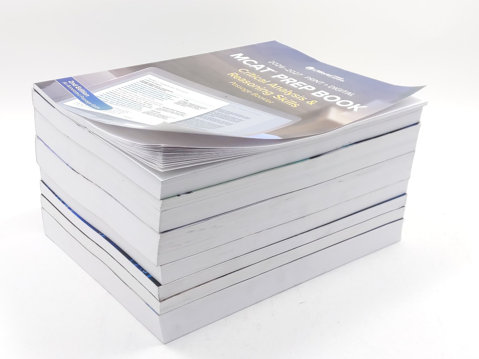 Uworld 2026-2027 MCAT Prep Book 8 Book Set (Books Only, No Digital Code)