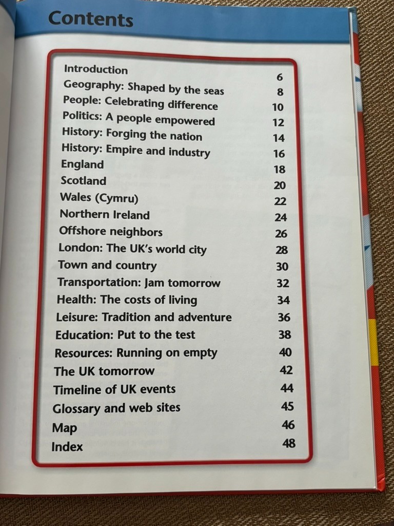 The United Kingdom Today, Hard cover, many illustrations, texts