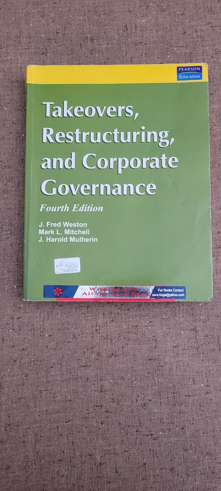 Takeovers, Restructuring, and Corporate Governance – 700+ pages