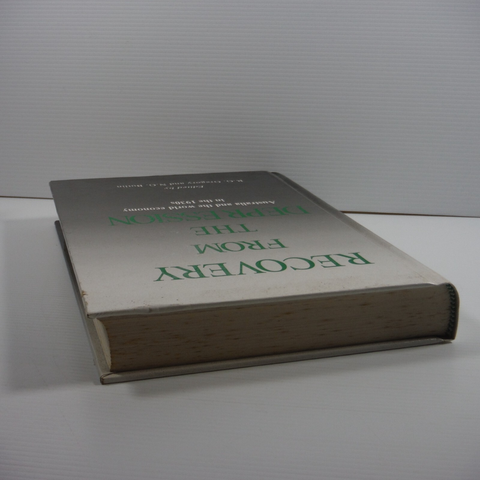 Recovery from the Depression Australia 1930’s R G Gregory and N G Butlin HB