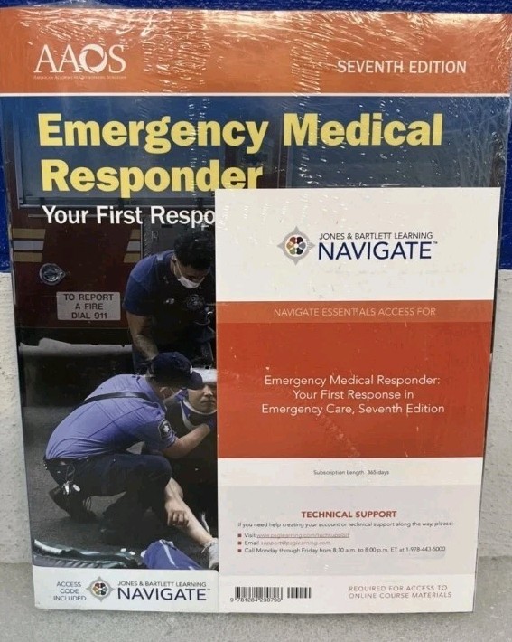 Emergency Medical Responder First Response In Emergency Care Seventh Edition New