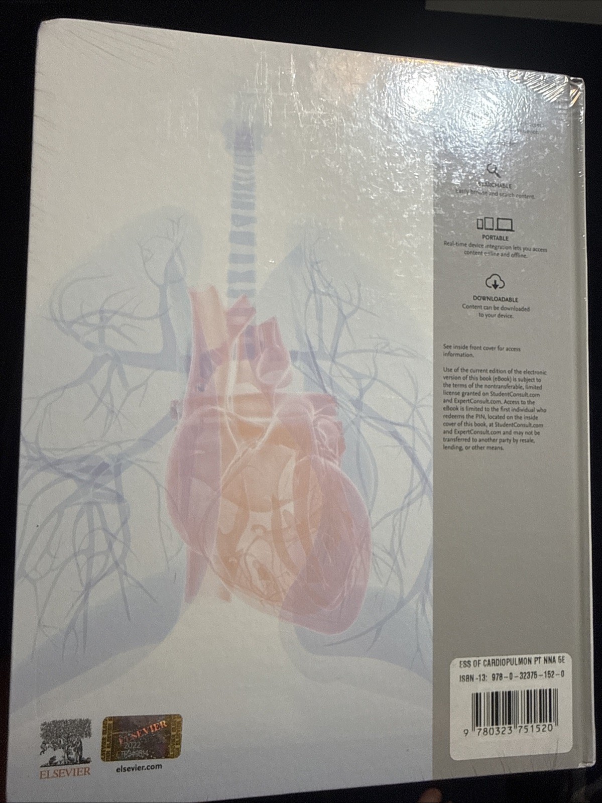 Essentials of Cardiopulmonary Physical Therapy Ellen Hillegass (2022, Hardcover)