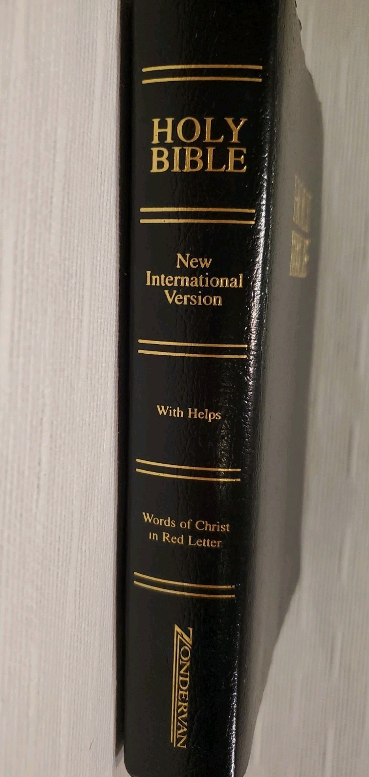 HOLY BIble, Zondervan, 2001, New International Version, ISBN 0-310-92616-5 GREAT