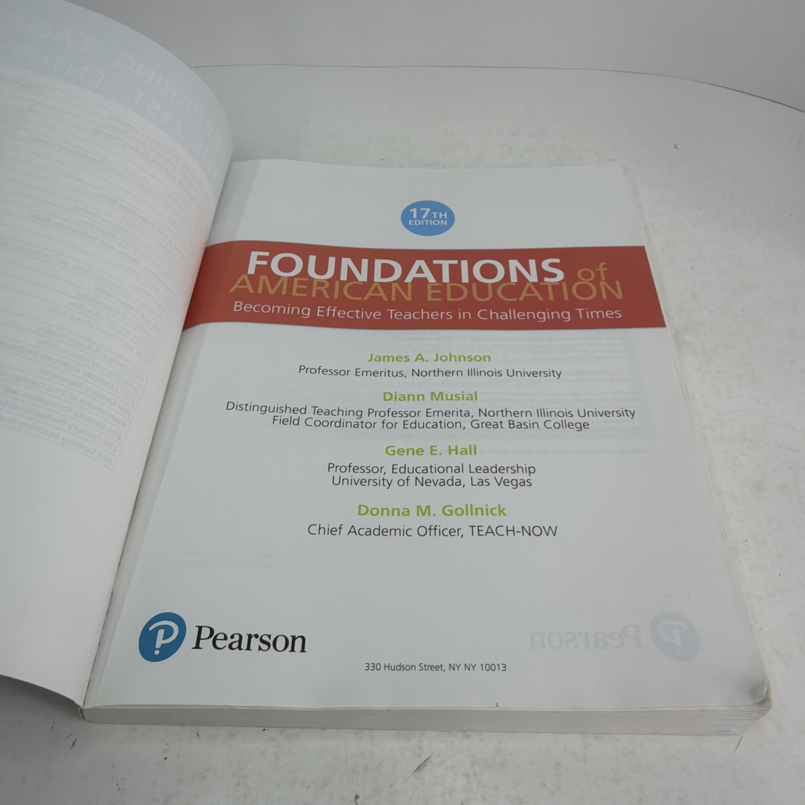 Foundations of American Education 17th Edition Paperback